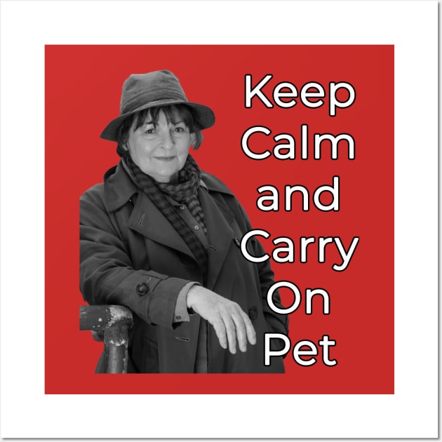 Keep Calm and Carry On Vera Wall Art by DavidIWilliams